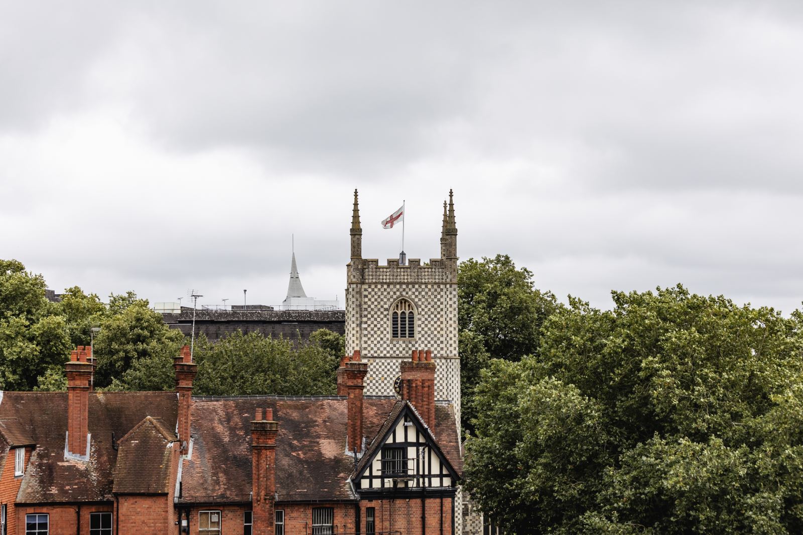 Top of minster building